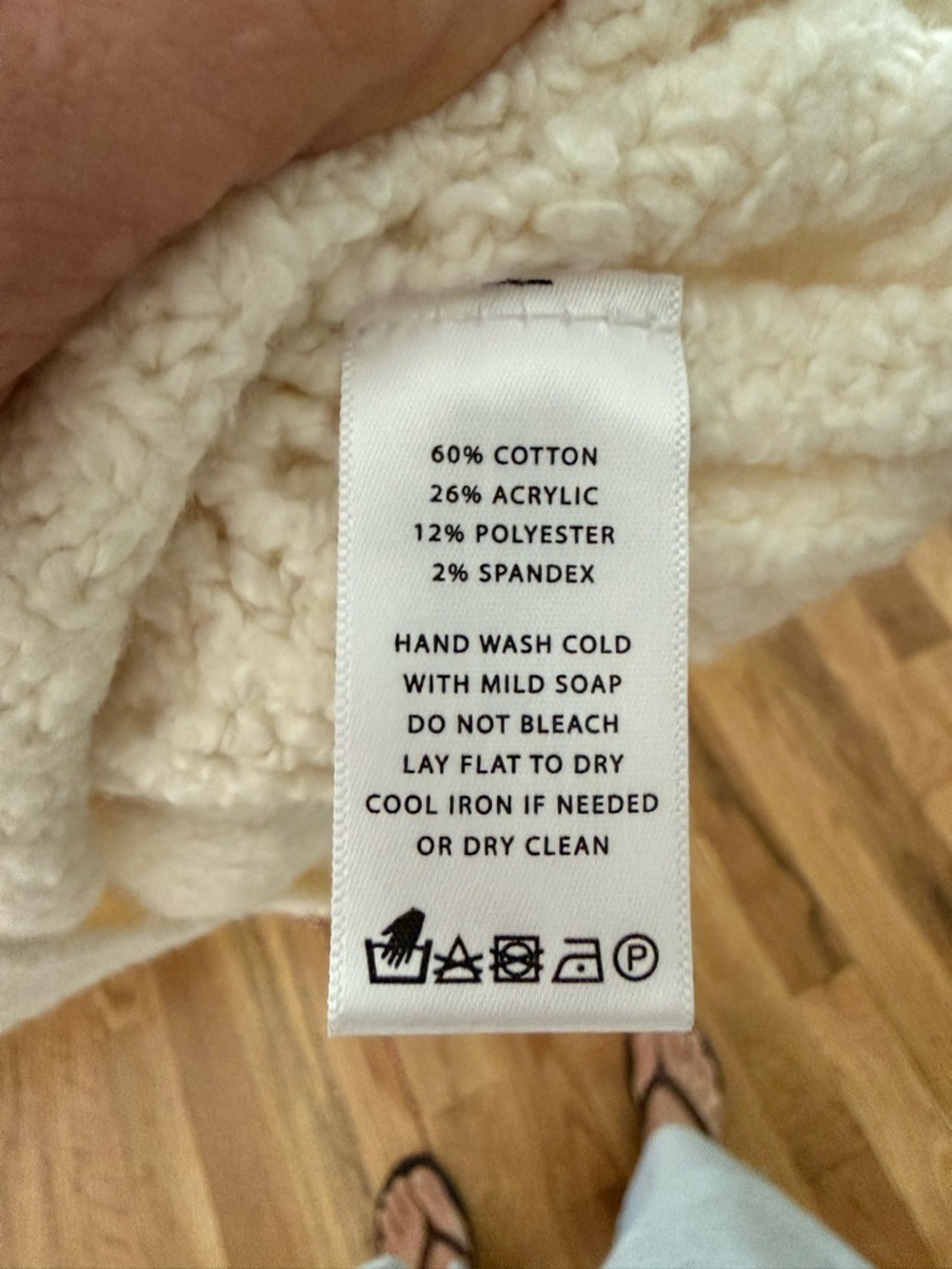 Lilla P Novelty Stitch Crewneck Sweater, NWT sz M - Picture 6 of 9